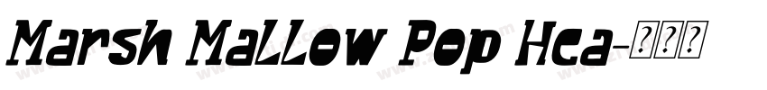 Marsh Mallow Pop Hea字体转换